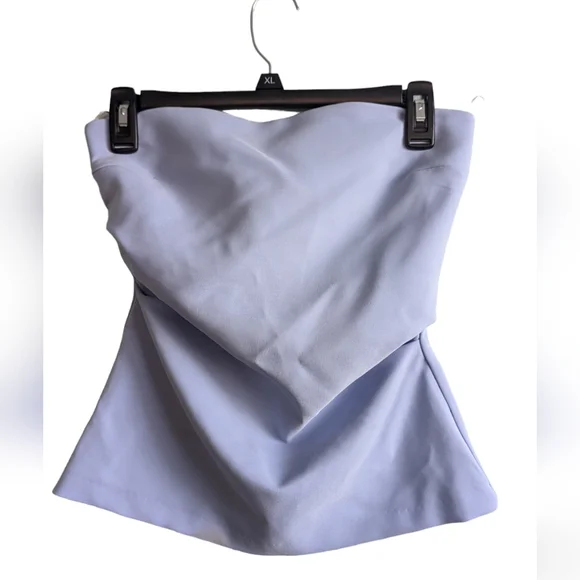 Zara, Powder Blue Tube top, Size Small - Picture 3 of 7